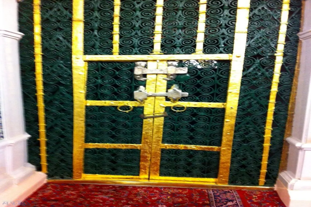 درب خانه حضرت فاطمه (س) در مسجدالنبی + عکس