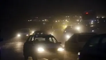 ترافیک پر حجم در محور فیروزکوه