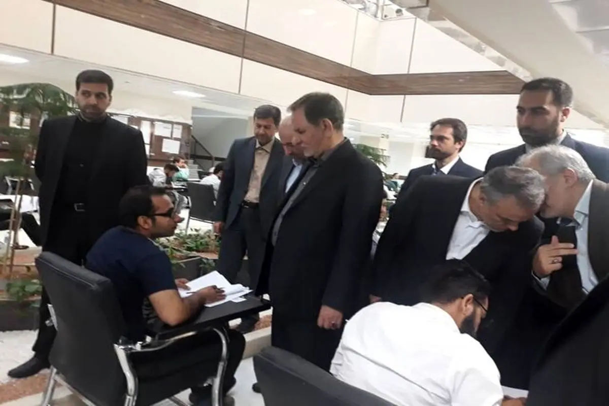 بازدید معاون اول رییس جمهور از حوزه برگزاری آزمون استخدامی مشاغل آتشنشانی