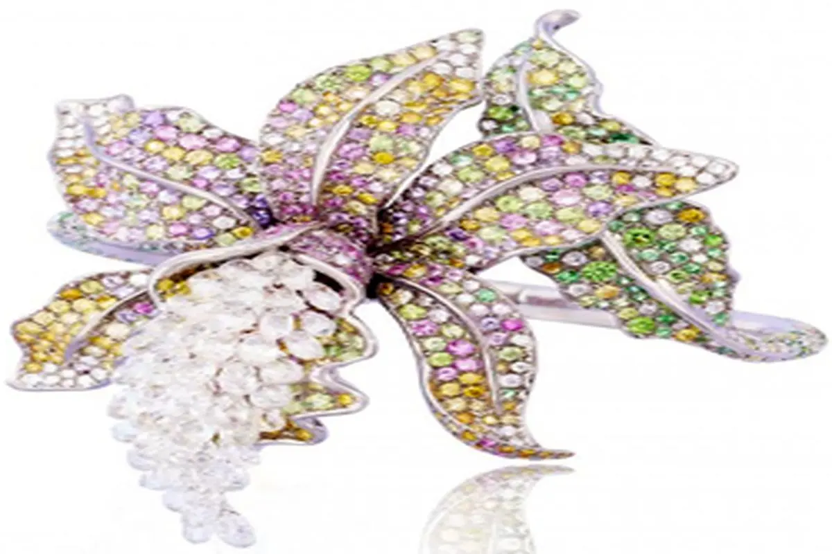 طراحی شگفت انگیز جواهرات با الهام از گل‌ها