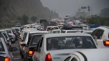 ترافیک سنگین در محور هراز