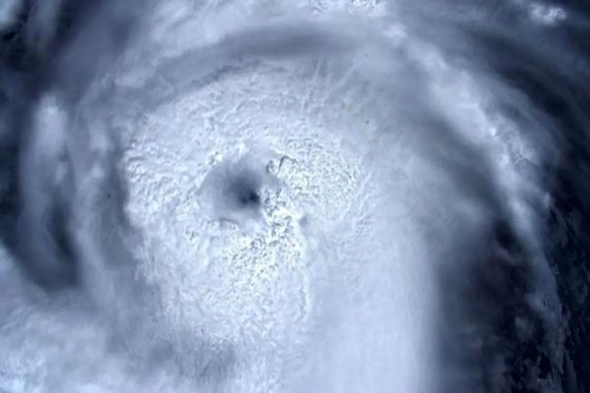 تصویر ماهواره‎ای از طوفان دوریان