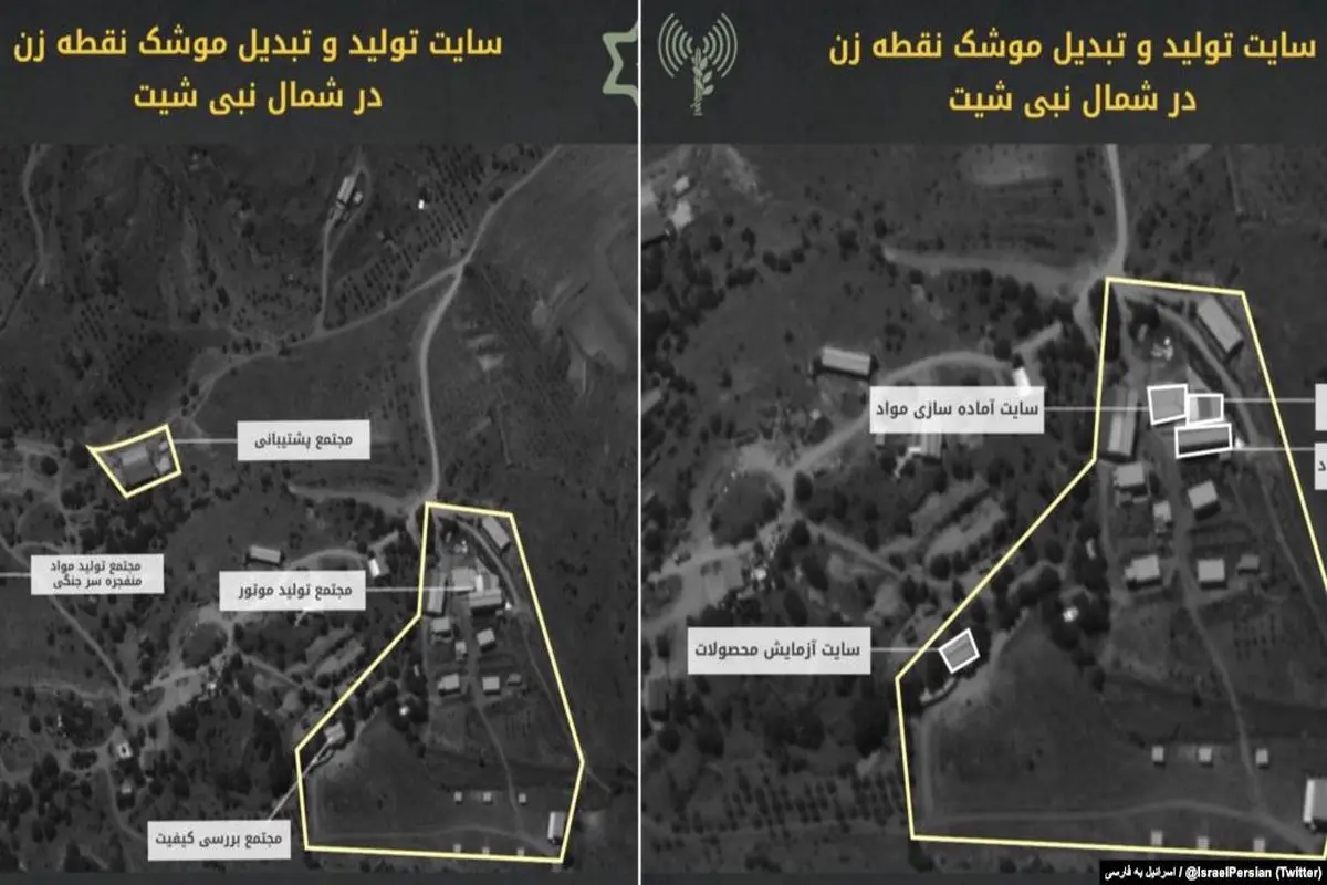 اسرائیل تصویر مرکز موشکی نقطه زن حزب الله را منتشر کرد/ احتمال حمله به مراکز مسکونی لبنان؟
