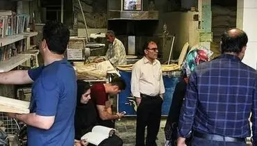 کتابخانه در نانوایی+ عکس
