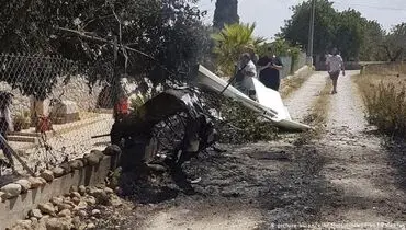 مرگ خانواده آلمانی در پی تصادف بالگرد و هواپیما