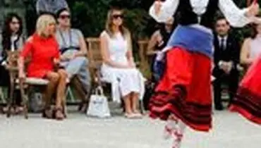 خوشگذرانی همسران مقامات گروه۷ در فرانسه
