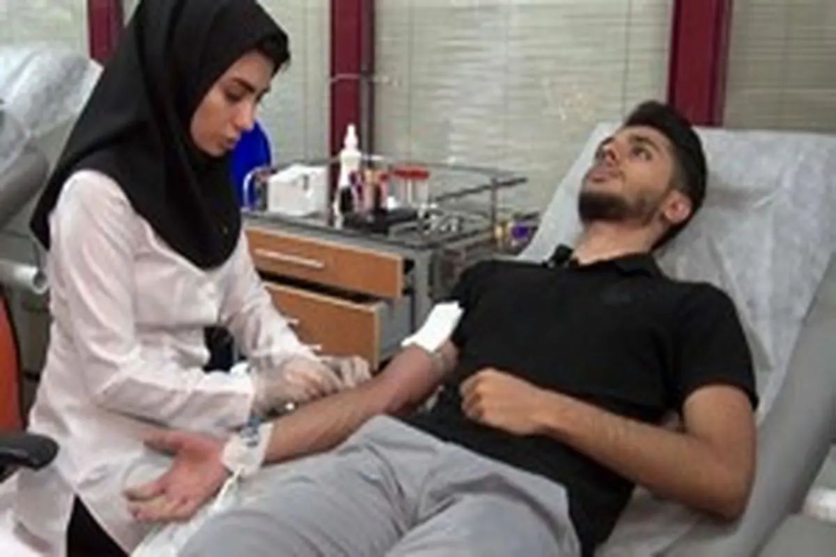 استقبال عزاداران حسینی از اهدای خون