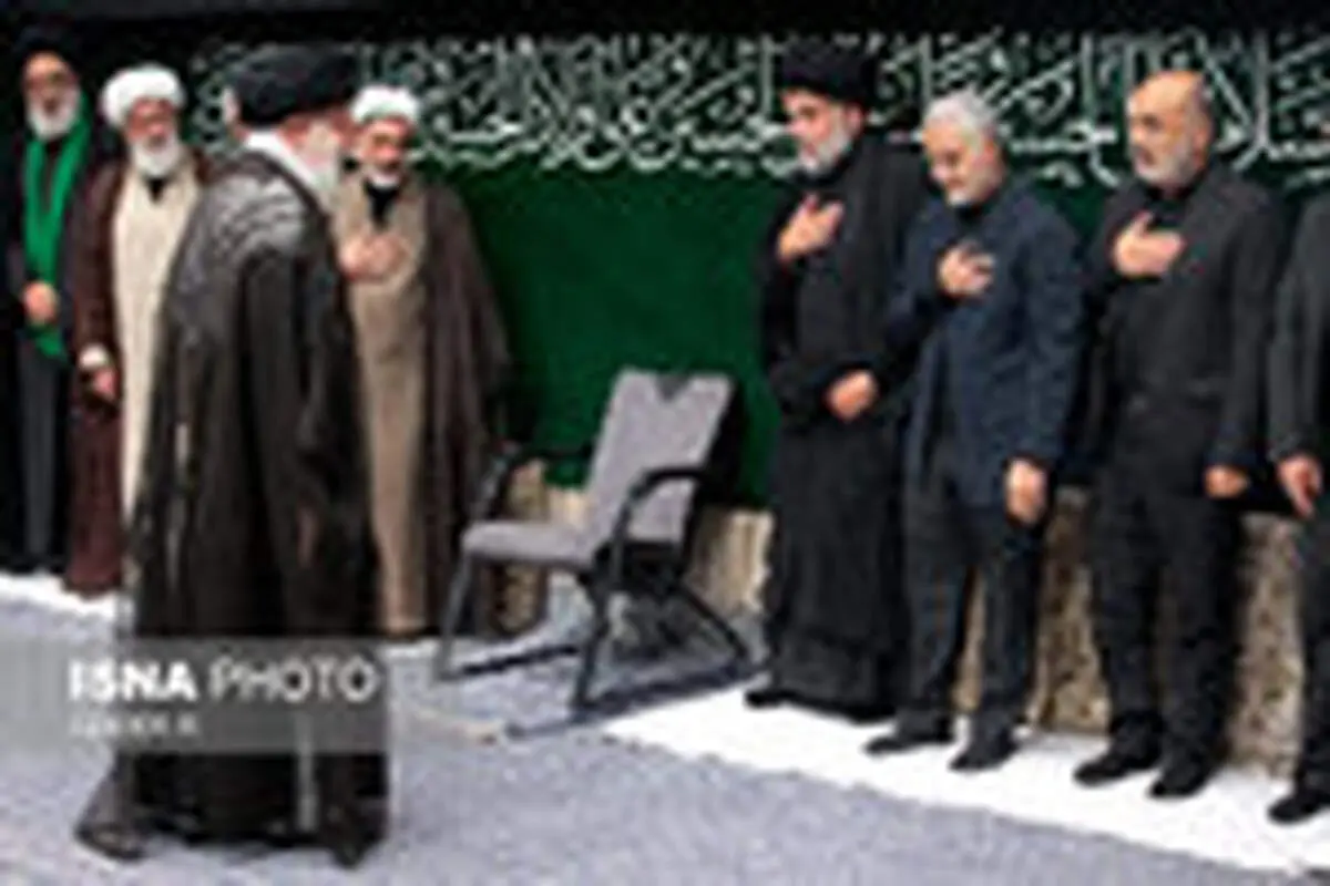 مراسم عزاداری شام غریبان در حسینیه امام خمینی (ره)