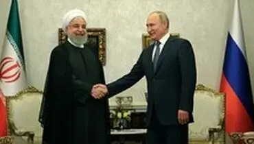 روسای جمهوری ایران و روسیه دیدار کردند