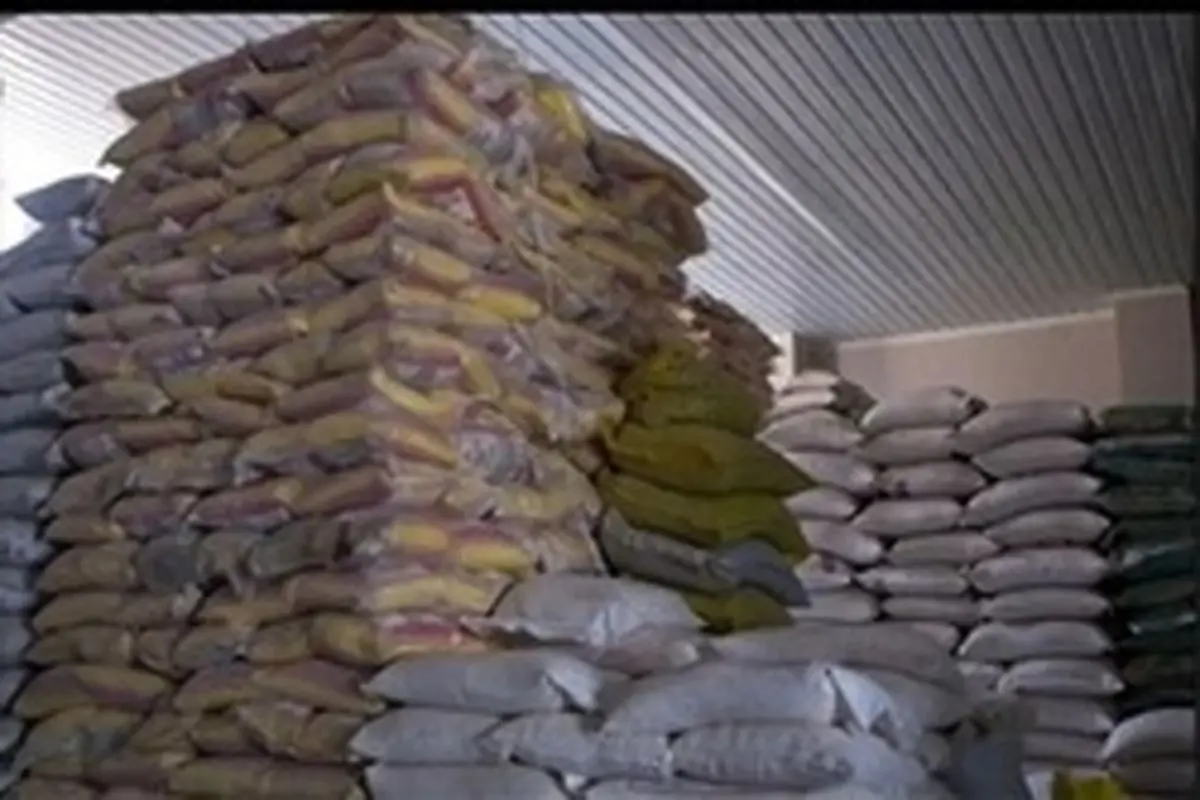 کشف بیش از ۶۱ تن برنج احتکار شده در مشهد