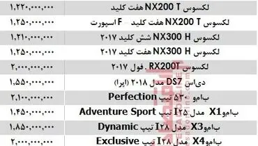 خودروهای لوکس در پایتخت چه قیمتی دارند؟