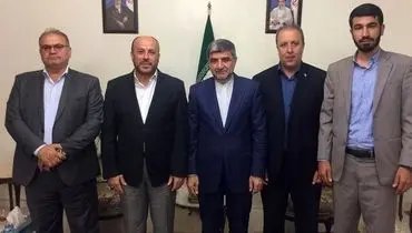 دیدار سفیر ایران در لبنان با نماینده حماس در این کشور