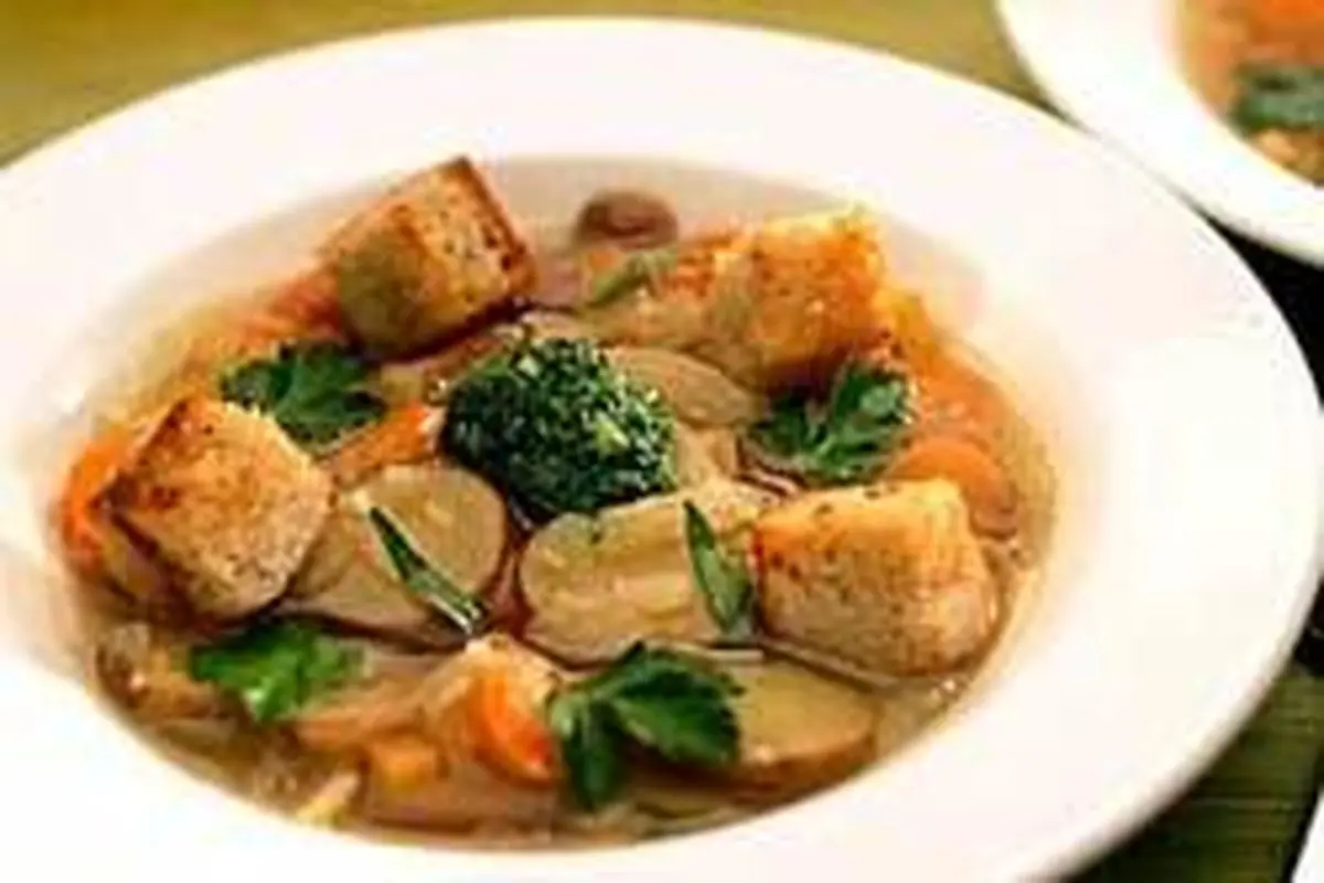 سوپ ایتالیایی کاملا گیاهی!