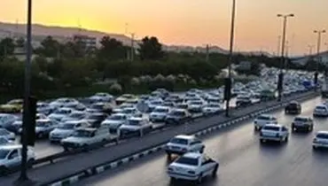 ترافیک پرحجم و نیمه سنگین در ورودی‌های شرقی تهران