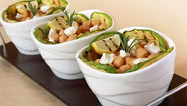 سالاد نخود و کدو سبز، پیش غذایی متفاوت
