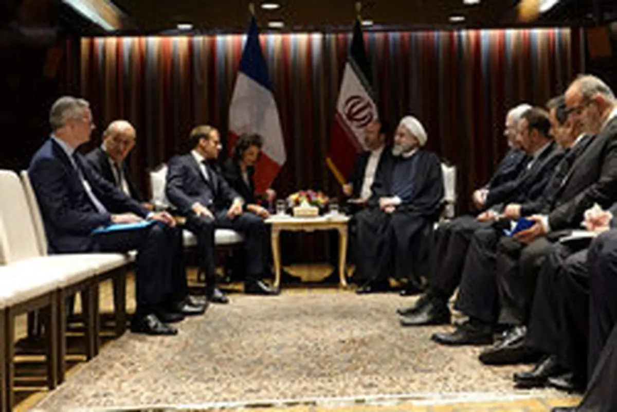 روحانی به مکرون: بیانیه کشورهای اروپایی، اتهام زنی بیاساس به ایران است