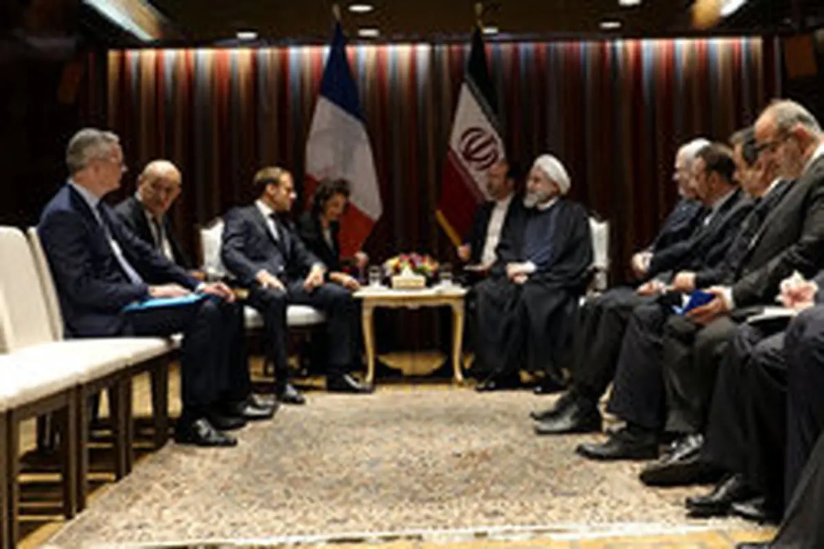 روحانی به مکرون: بیانیه کشورهای اروپایی، اتهام زنی بی‌اساس به ایران است