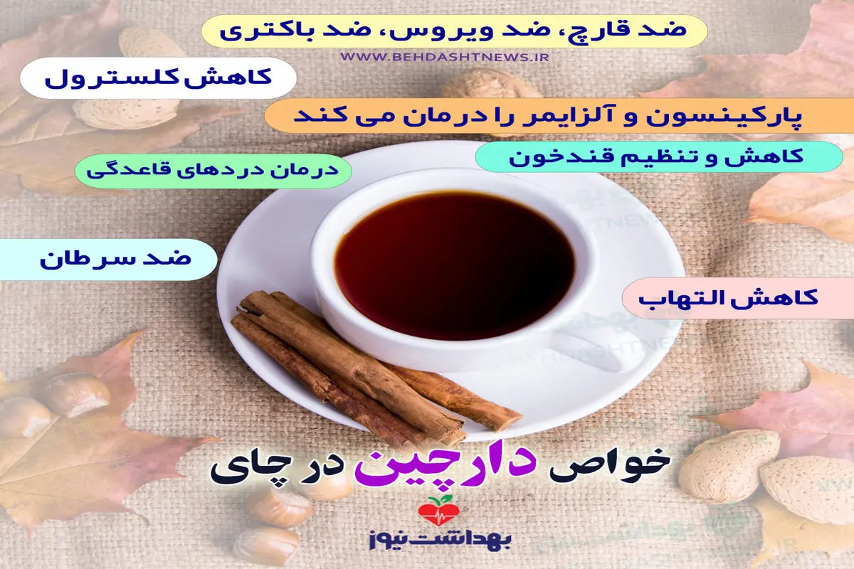 خواص دارچین در چای