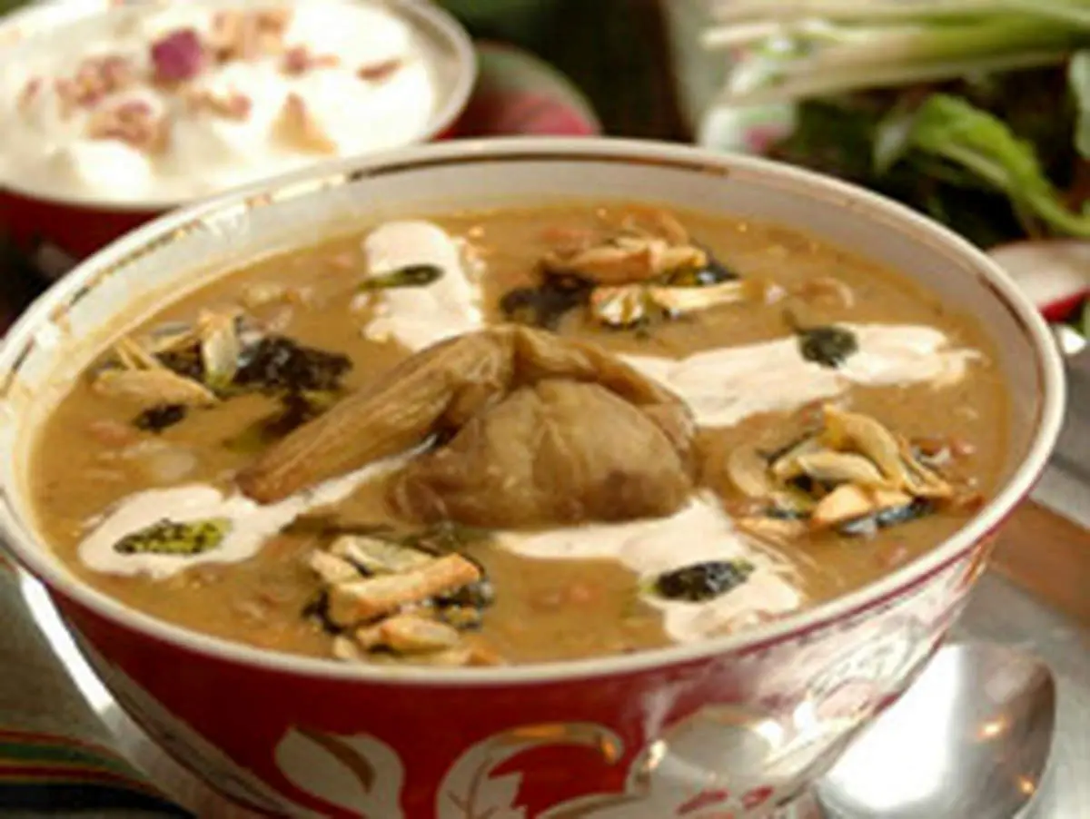 آبگوشت کشک بادمجان؛ آبگوشت لُریِ معروف