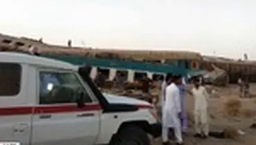 خروج قطار از ریل درزاهدان