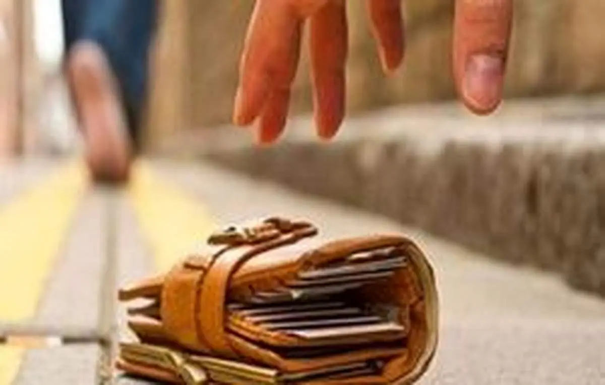 بازگرداندن کیف پول توریست توسط مأمور پلیس