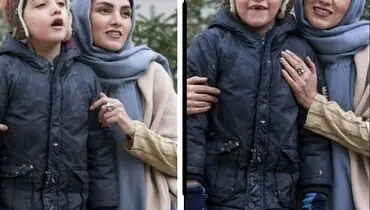 عکسی از همسر و پسر بهروز افخمی