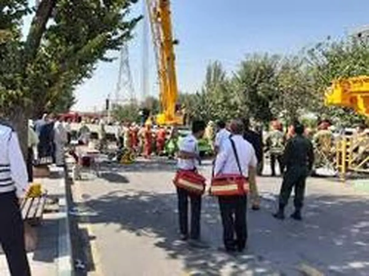 اعلام هویت ۲ فوتی حادثه سقوط جرثقیل