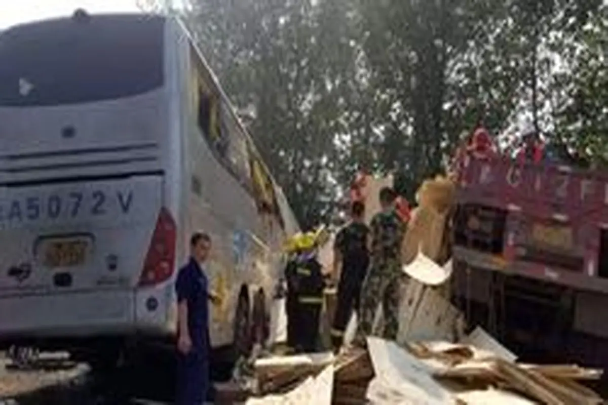 تصادف جاده‌ای در چین ۳۶ کشته برجا گذاشت