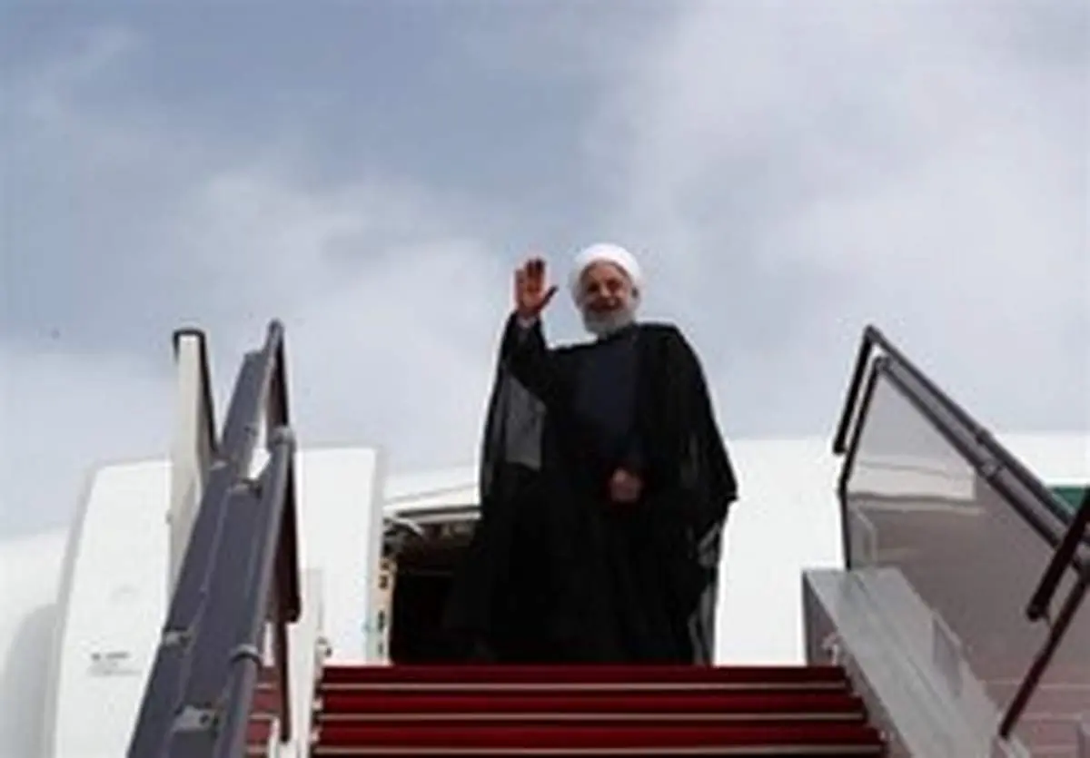 رئیس جمهور وارد ارمنستان شد