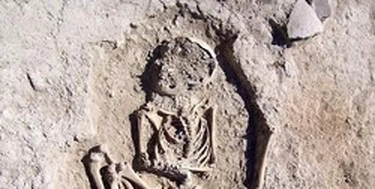 کشف پیکر ۶ هزارساله یک کودک ۶ ساله