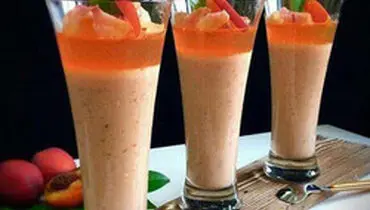 طرز تهیه دسر هلو