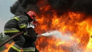 اتوبوس حامل زائران خارجی در اهواز آتش گرفت
