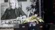 جمعی از هنرمندان مشهور در تشییع «واحد خاکدان»