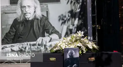 جمعی از هنرمندان مشهور در تشییع «واحد خاکدان»