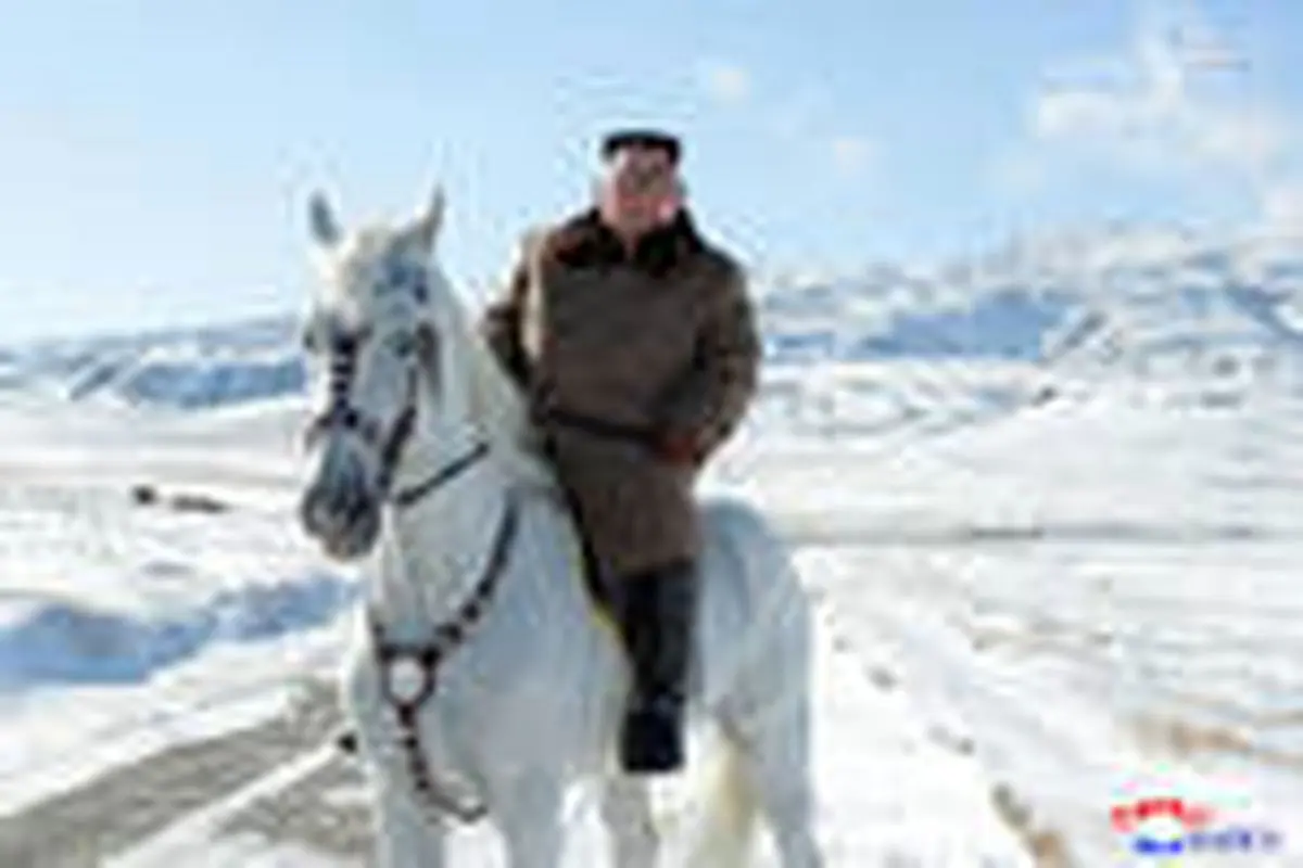 اسب سواری رهبر کره شمالی