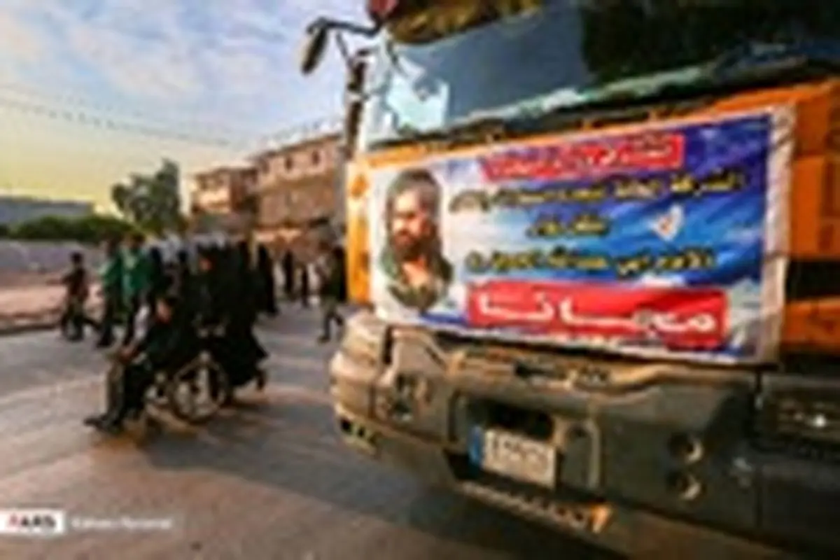 جابجایی زائران حسینی (ع) با کامیون و تریلر