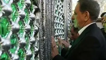 دکتر جهانگیری به زیارت حرم اباعبدالله الحسین (ع) مشرف شد