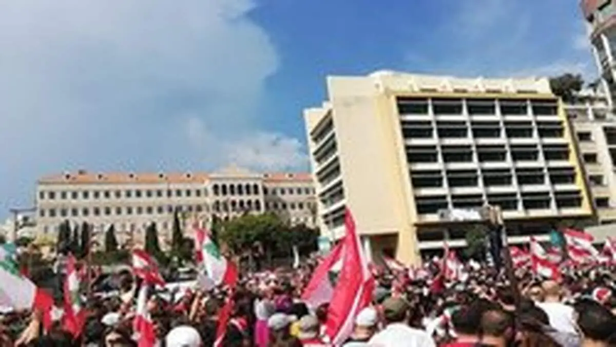 چهارمین روز تظاهرات در لبنان + تصاویر