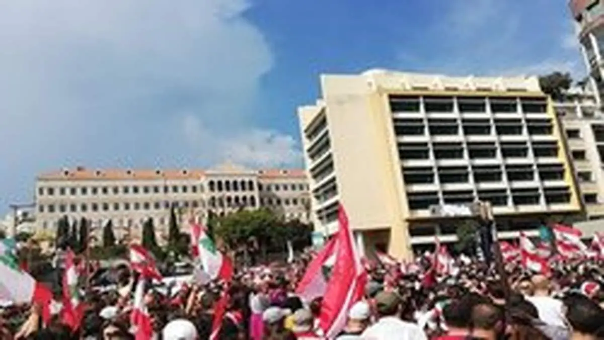 چهارمین روز تظاهرات در لبنان + تصاویر