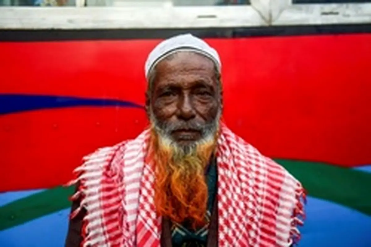 ریش قرمز، مد جدید پیرمرد‌های بنگلادش