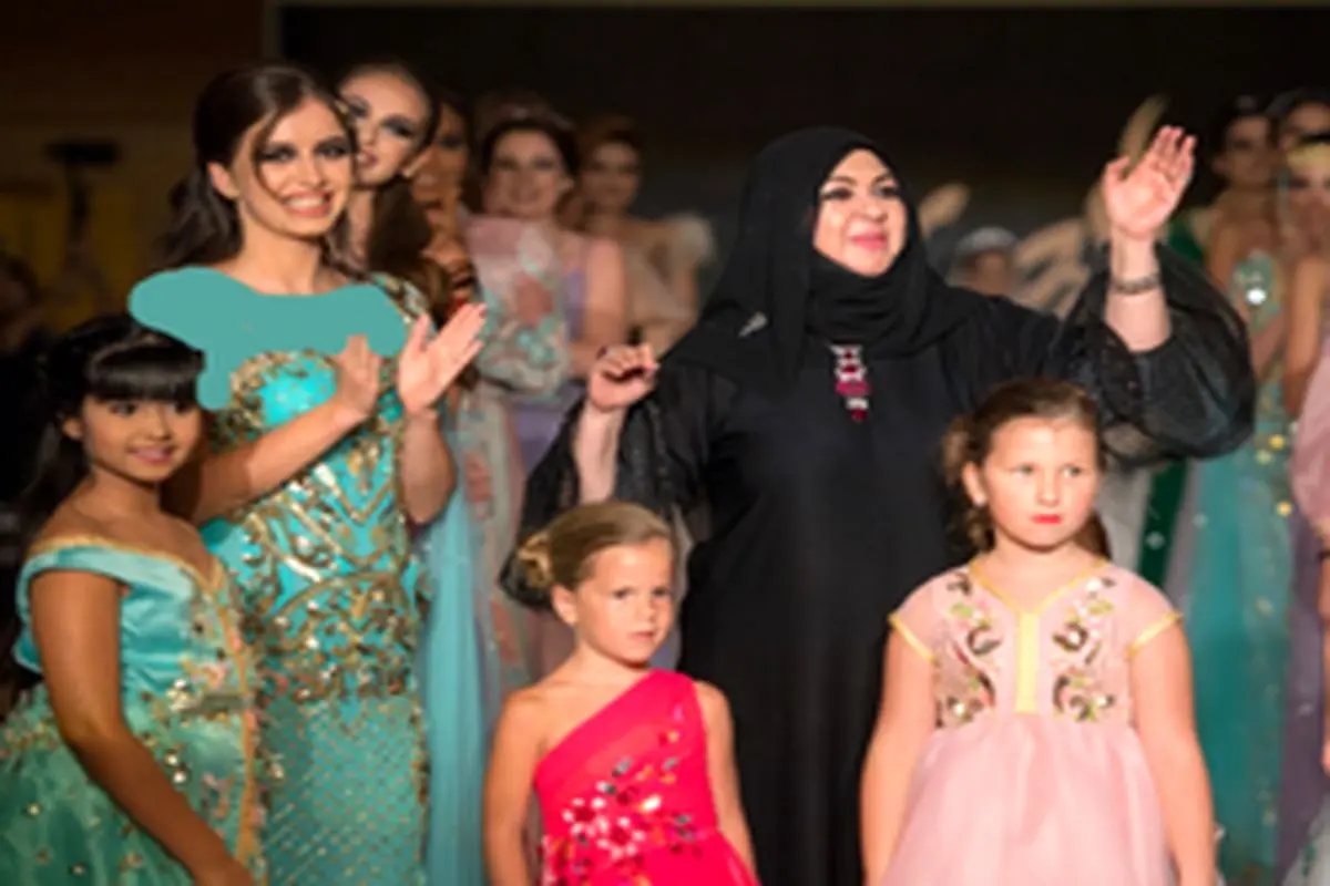 حضور کودکان مدل در جشنواره مد دبی+عکس