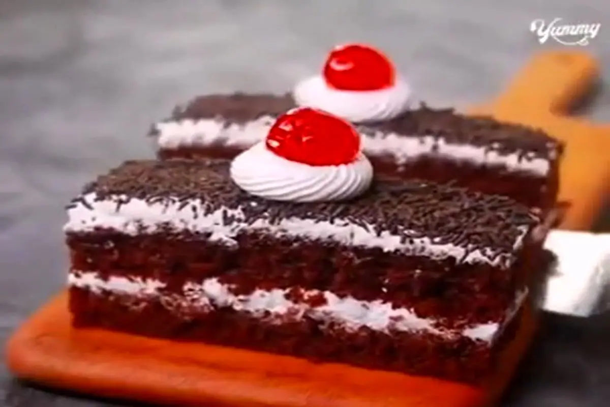 ویدیو|شیرینی شکلاتی که بدون فر درست می‌شود