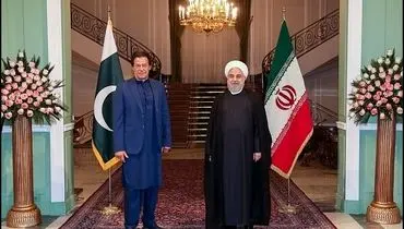 استقبال رسمی روحانی از عمران خان در سعدآباد+عکس
