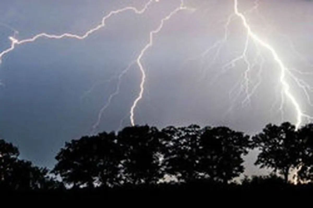 اطلاعیه هواشناسی درباره وقوع رگبار و رعد و برق در شش استان کشور