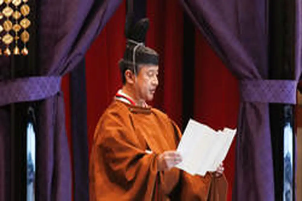 برگزاری مراسم تاجگذاری امپراتور ژاپن + تصاویر