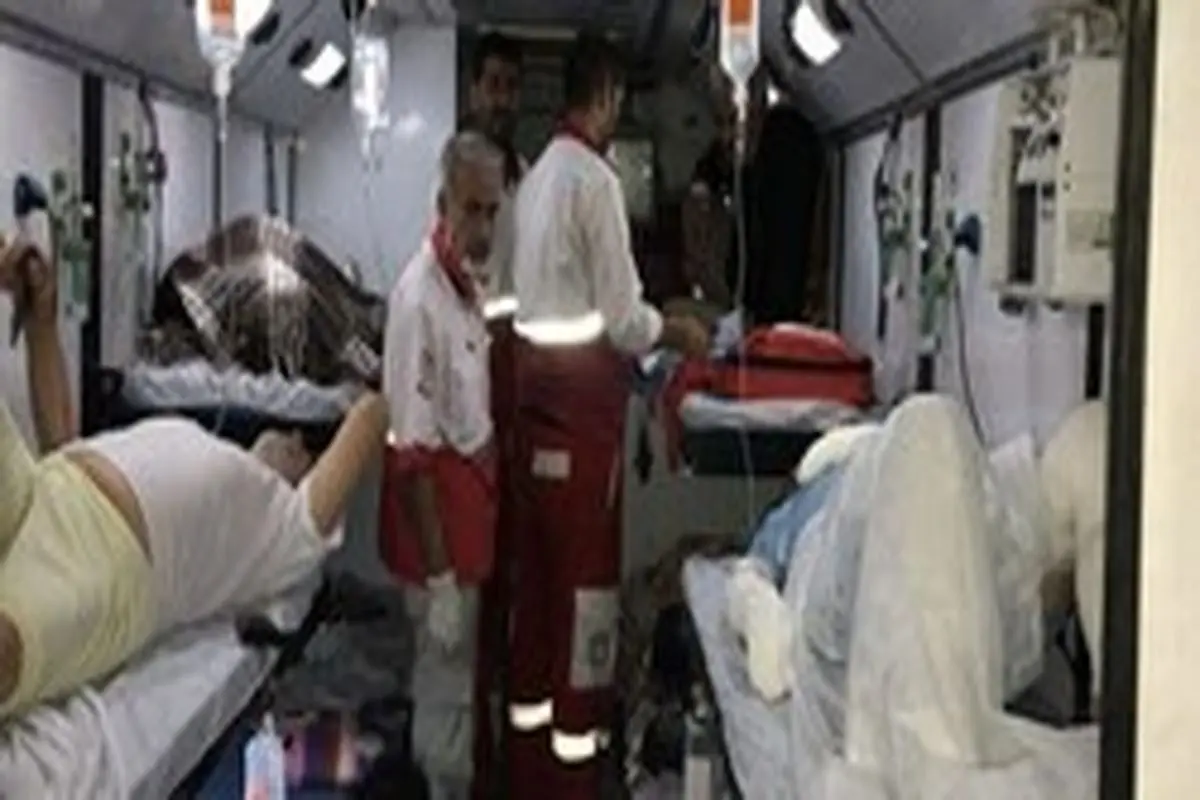 ۲۲ زائر مصدوم تصادف در عراق وارد مهران شدند