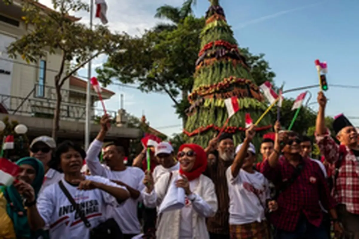 روش منحصر به فرد مردم اندونزی برای حمایت از رئیس جمهور «جوکوی»
