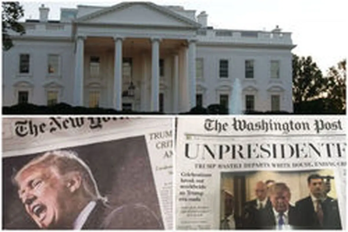 کاخ سفید خرید روزنامه‌های نیویورک تایمز و واشنگتن پست را تحریم کرد