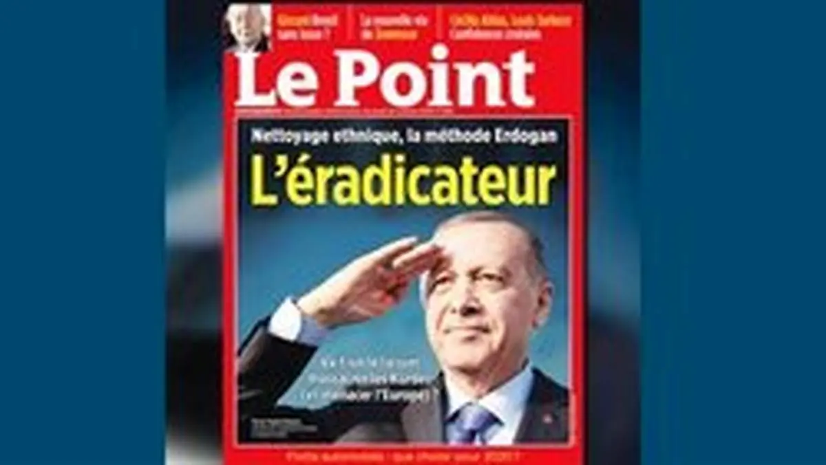 جنجال در پی انتشار عکس اردوغان روی مجله فرانسوی