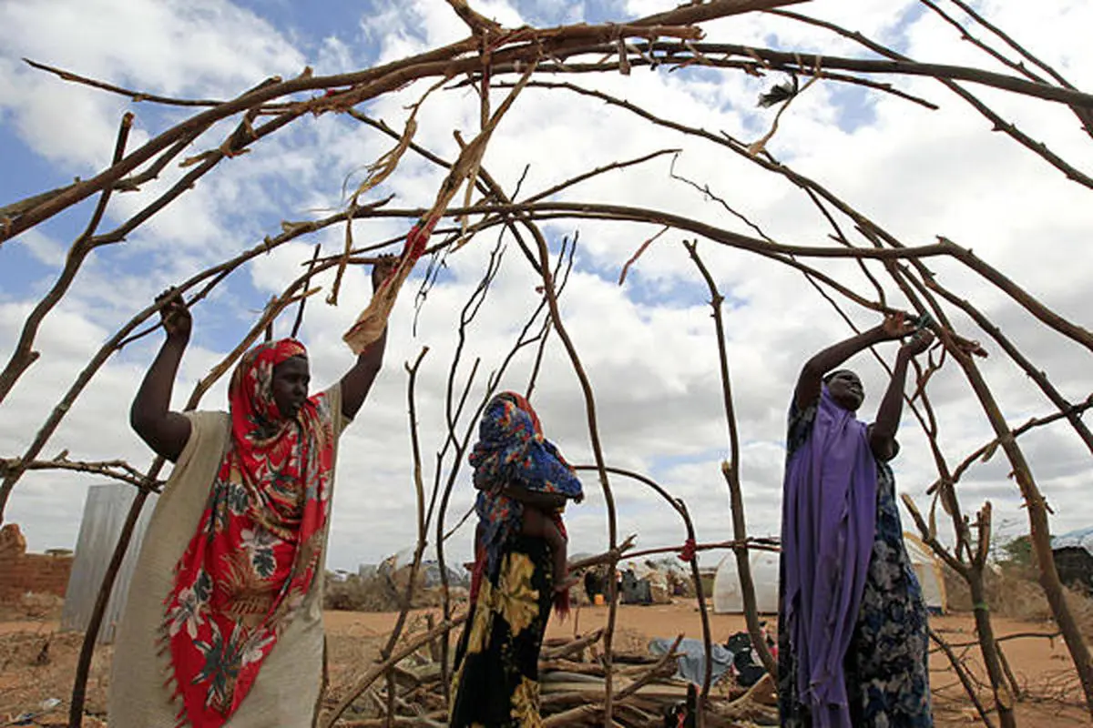 عکس:زنان پناهنده سومالی